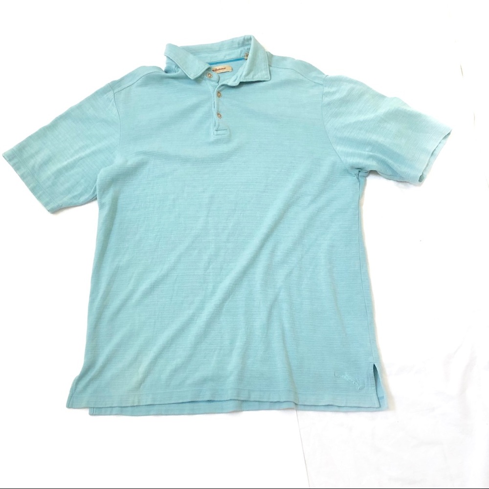 5/$25 Tommy Bahama polo tee size L